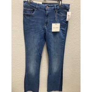 DL1961 Jeans Women W32 X L33 Blue Bridget Boot Cut Mid Rise Instasculpt Stretch